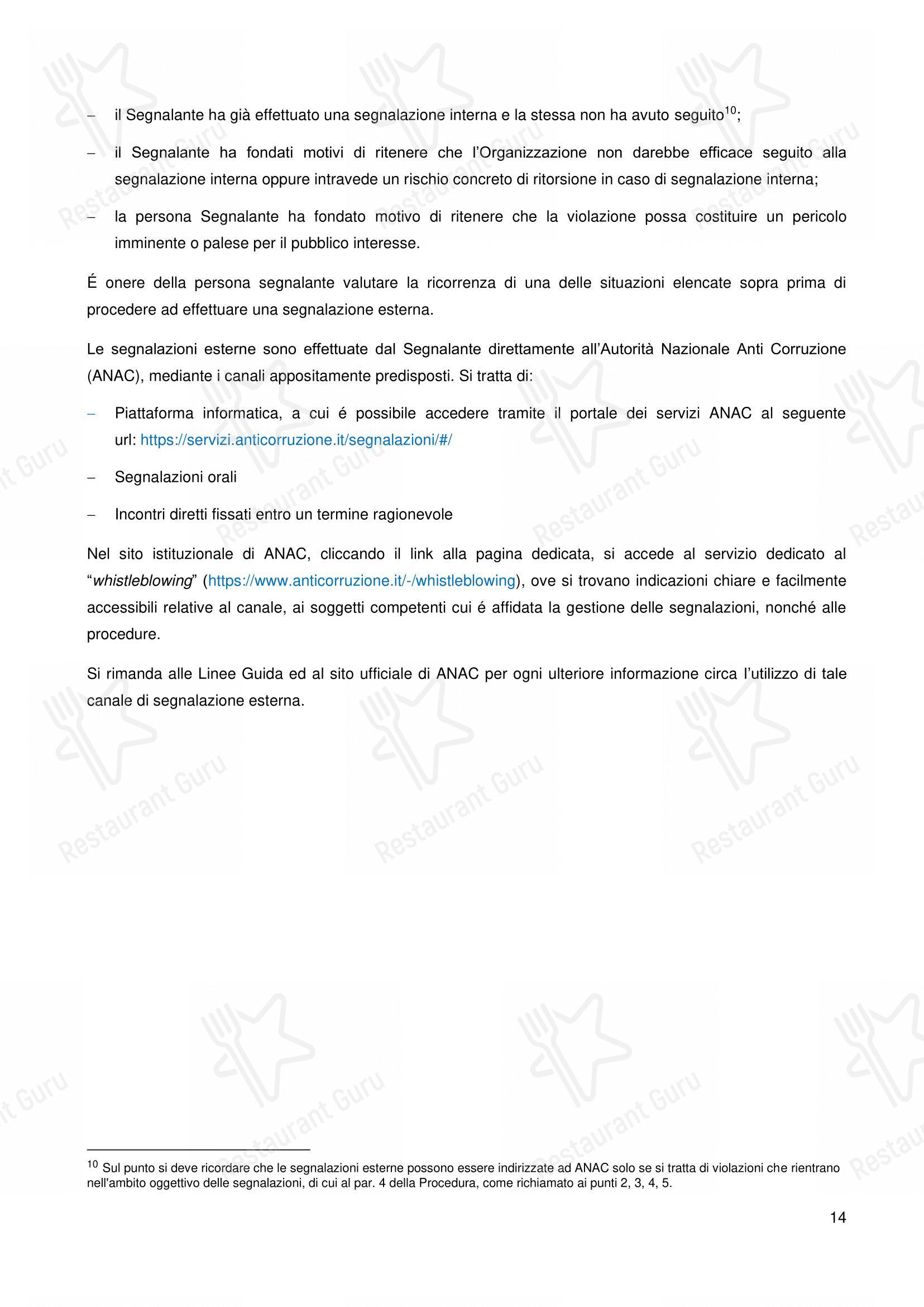 Menu per Crocca - Torino Via Po in Torino