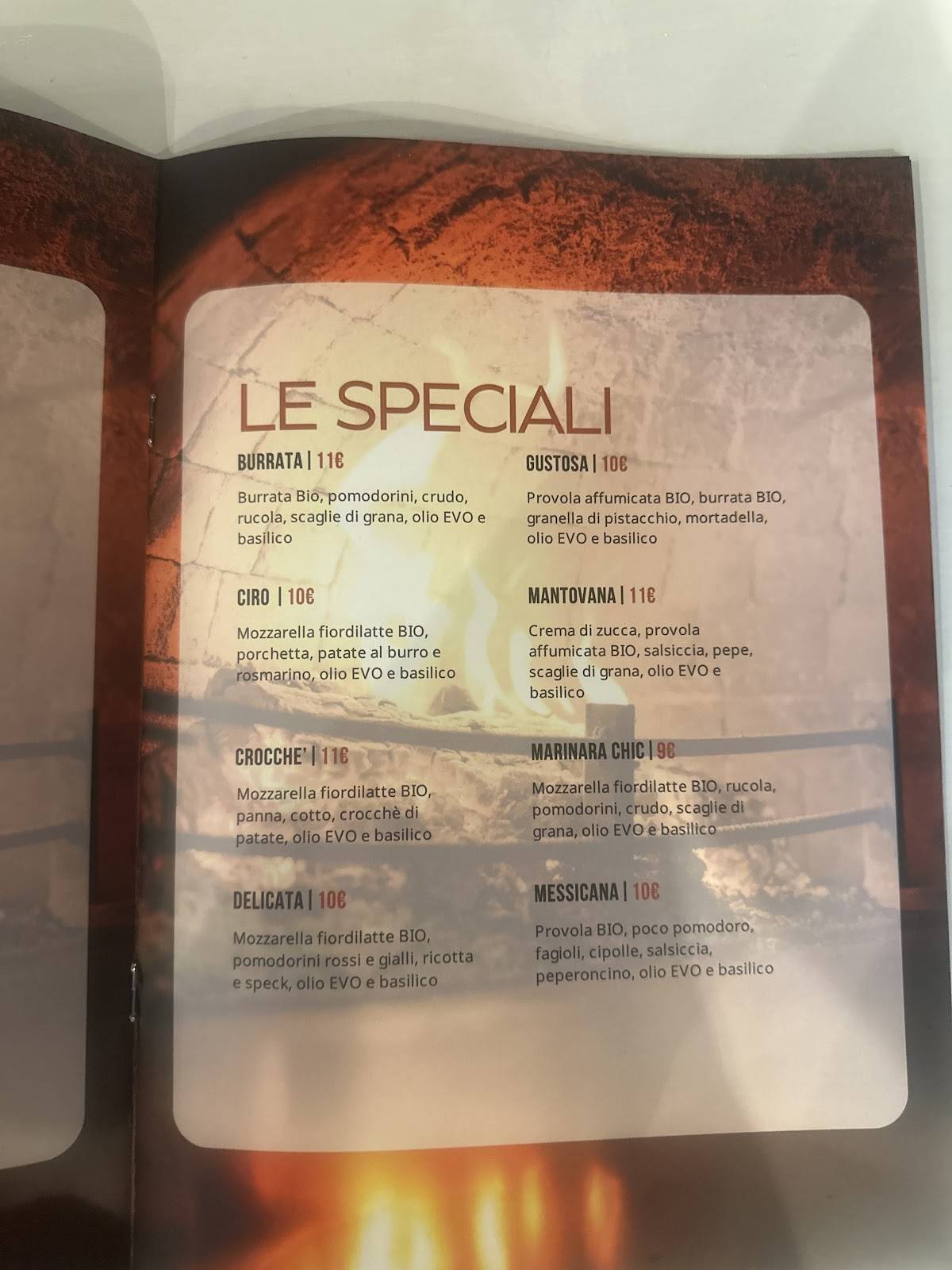 Menu di Croce Bianca 