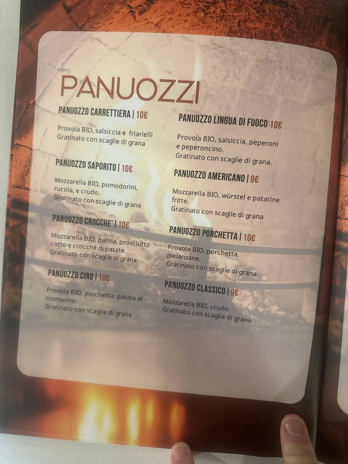 Menu di Croce Bianca 