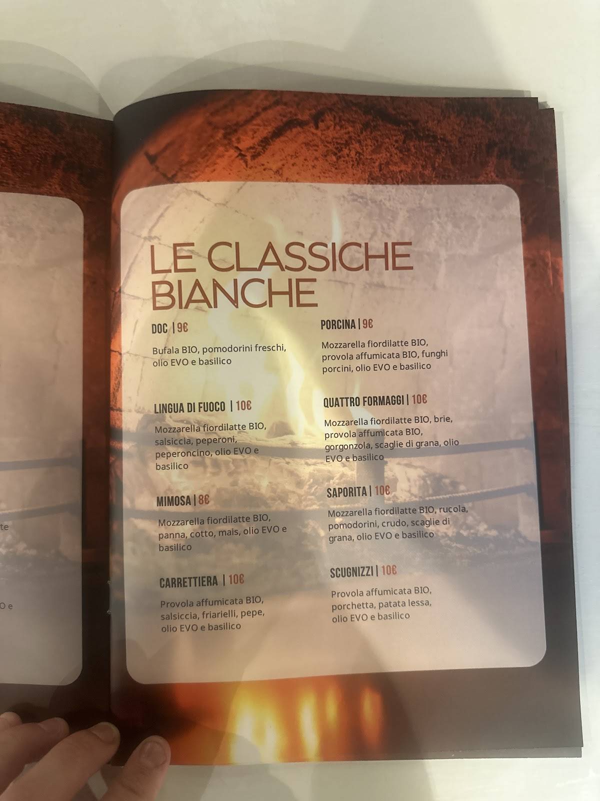 Menu di Croce Bianca 