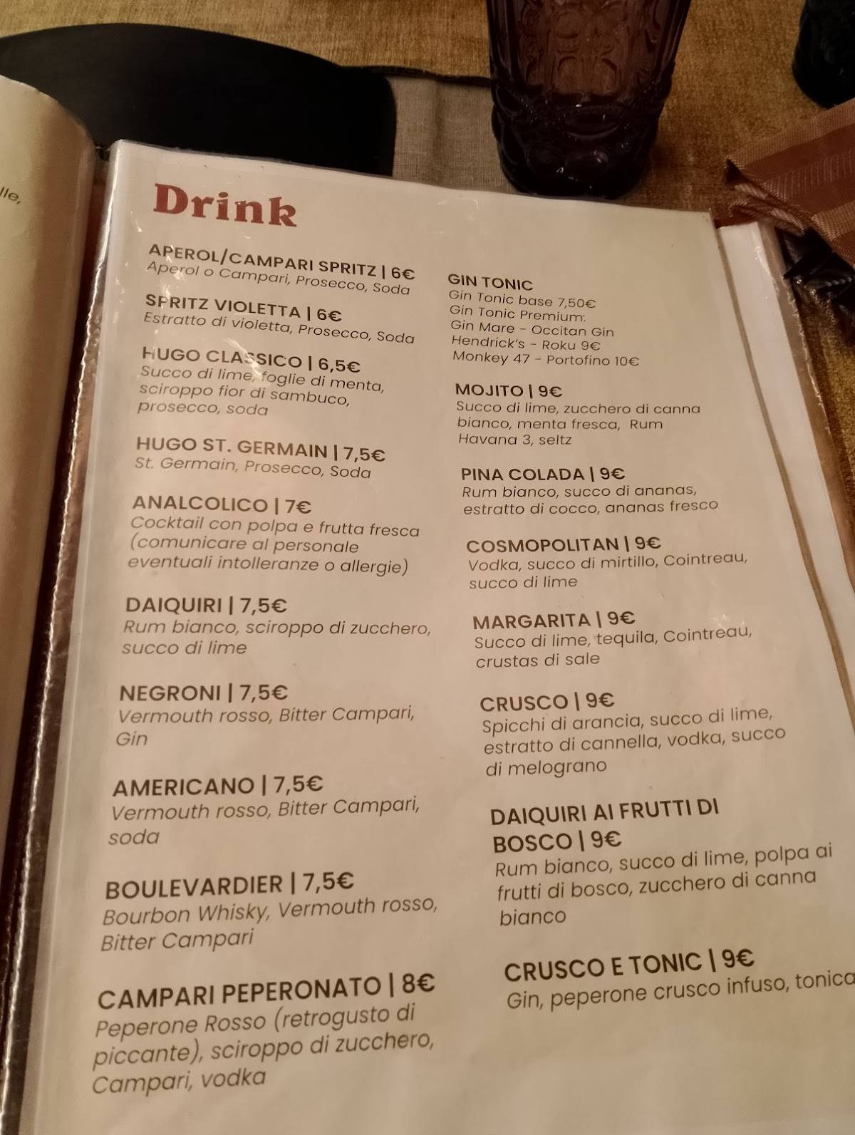 Menu di Crusco 