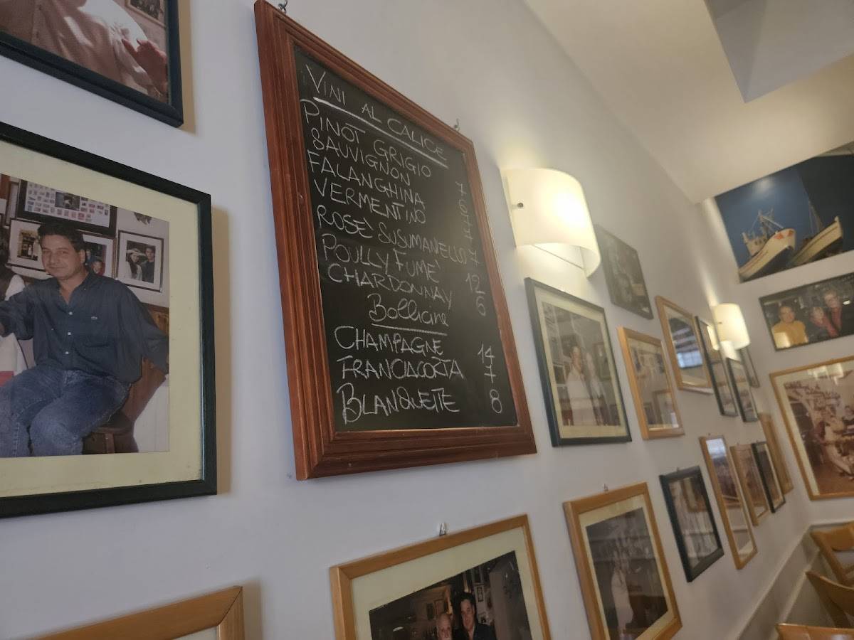 Menu di Da Benito e Gilberto 
