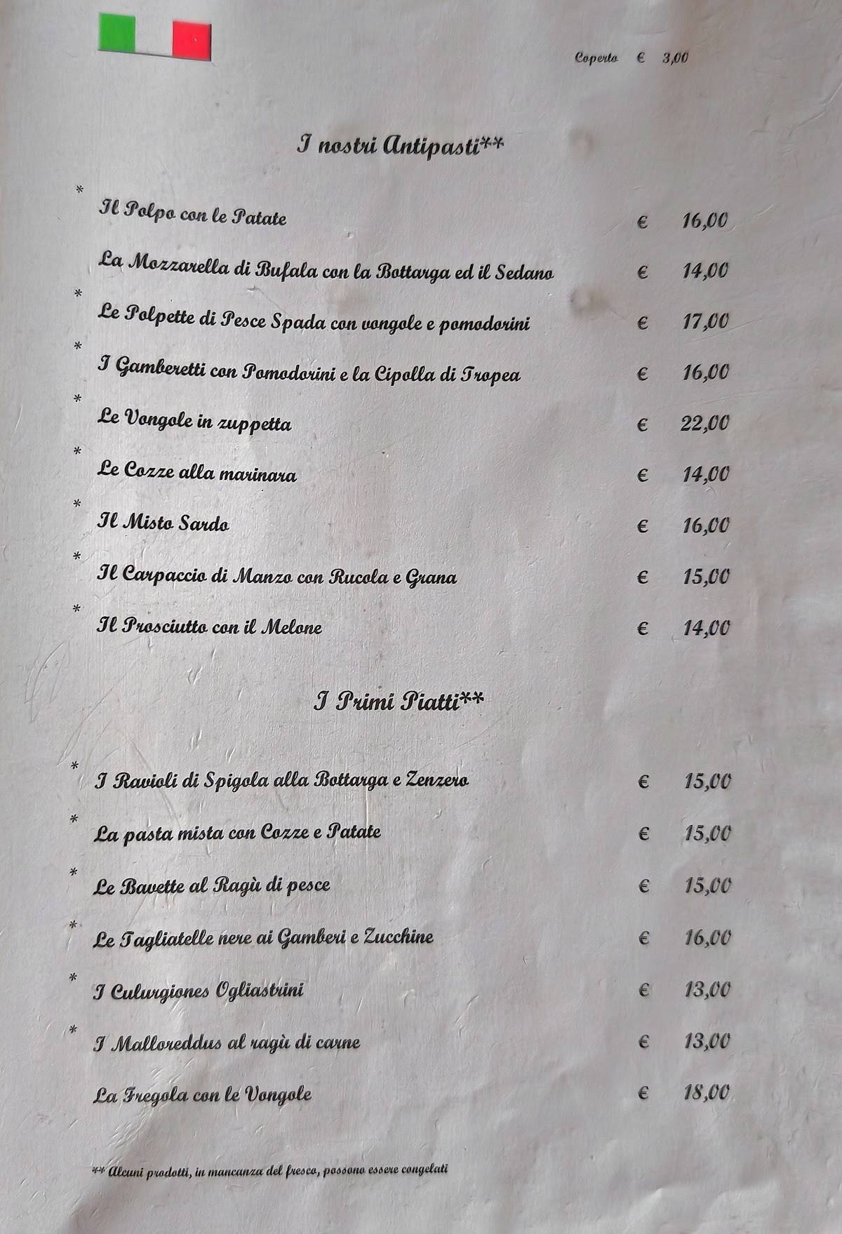 Menu di Da Lenin 