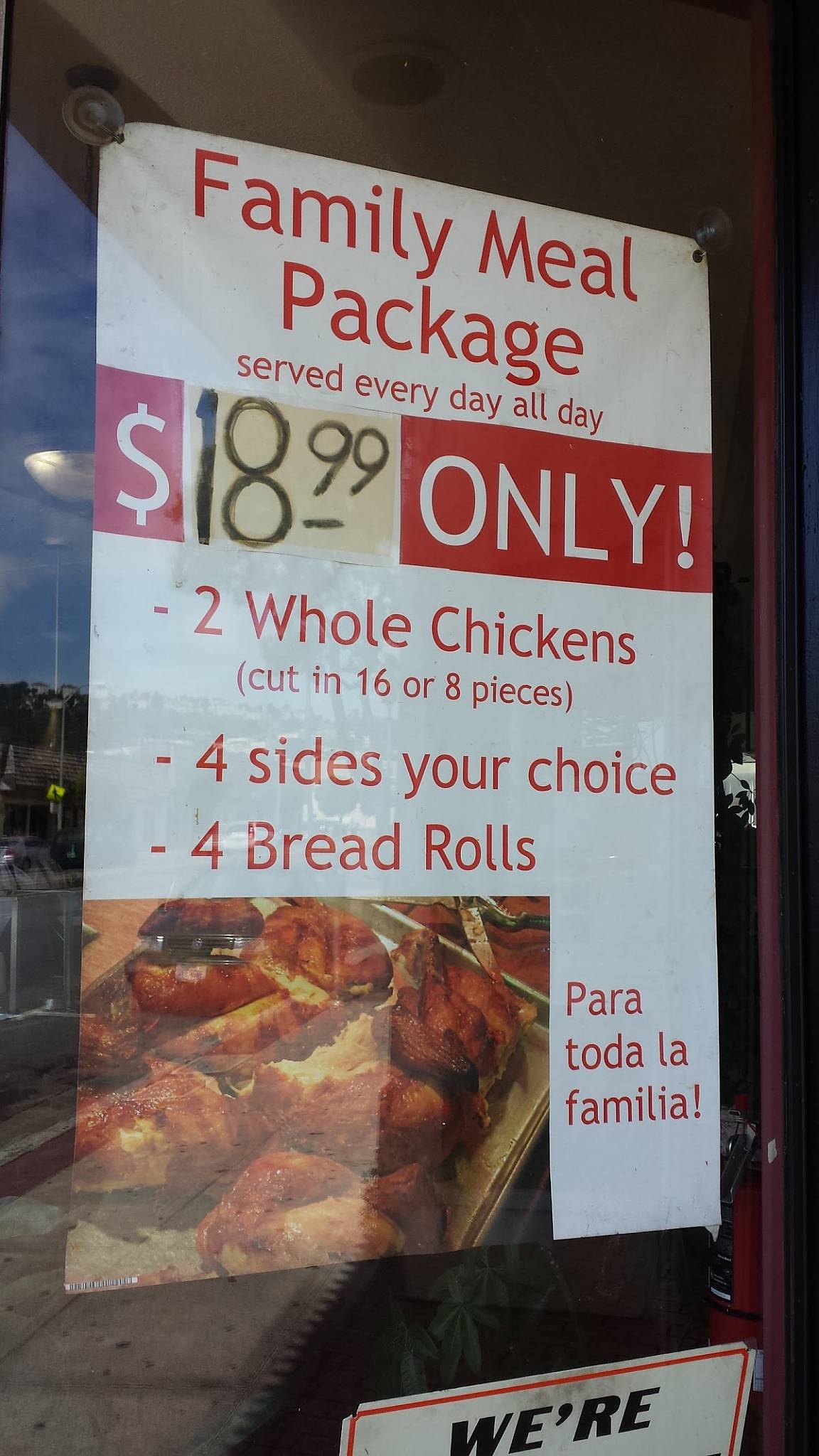 Menu at Chick N Coop restaurant, Daly City