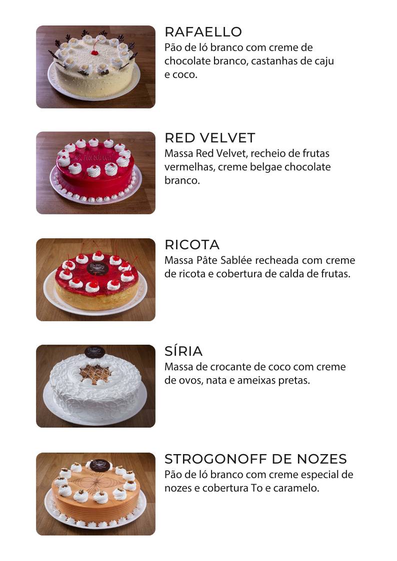 DaMay Café e Confeitaria cardápio