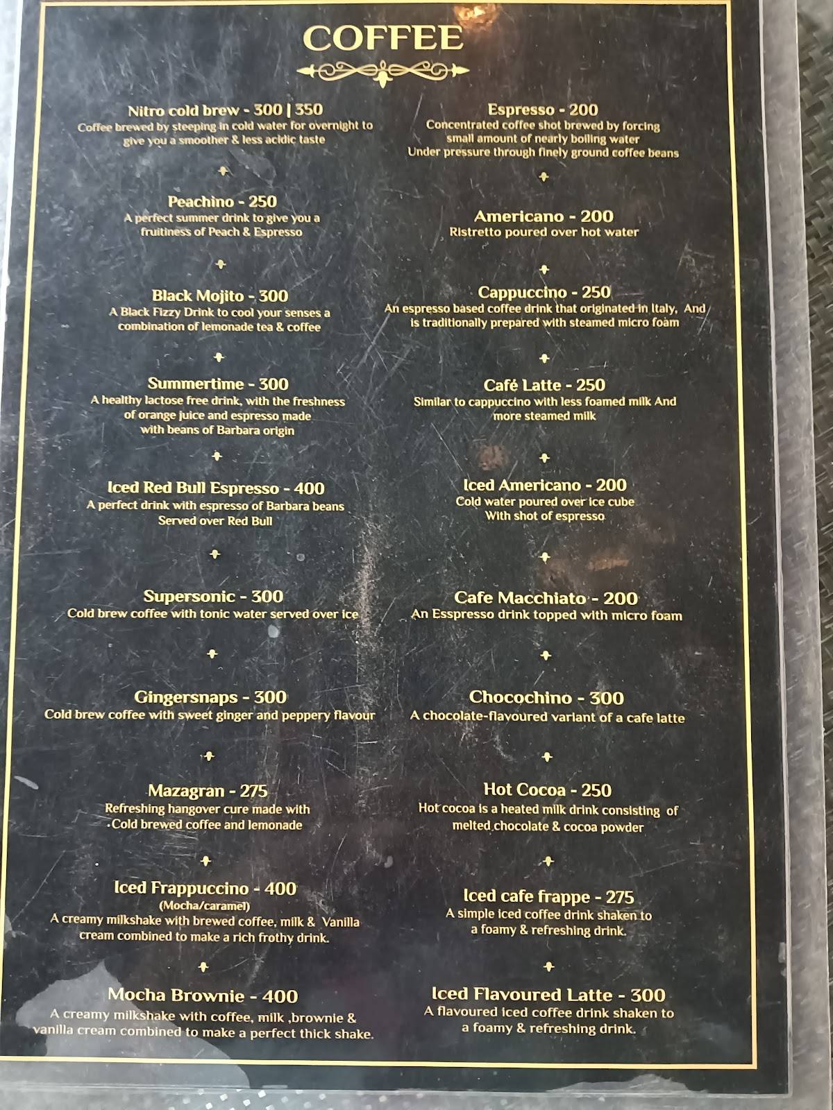 Délice - Patisserie Boulangerie Chocolaterie menu