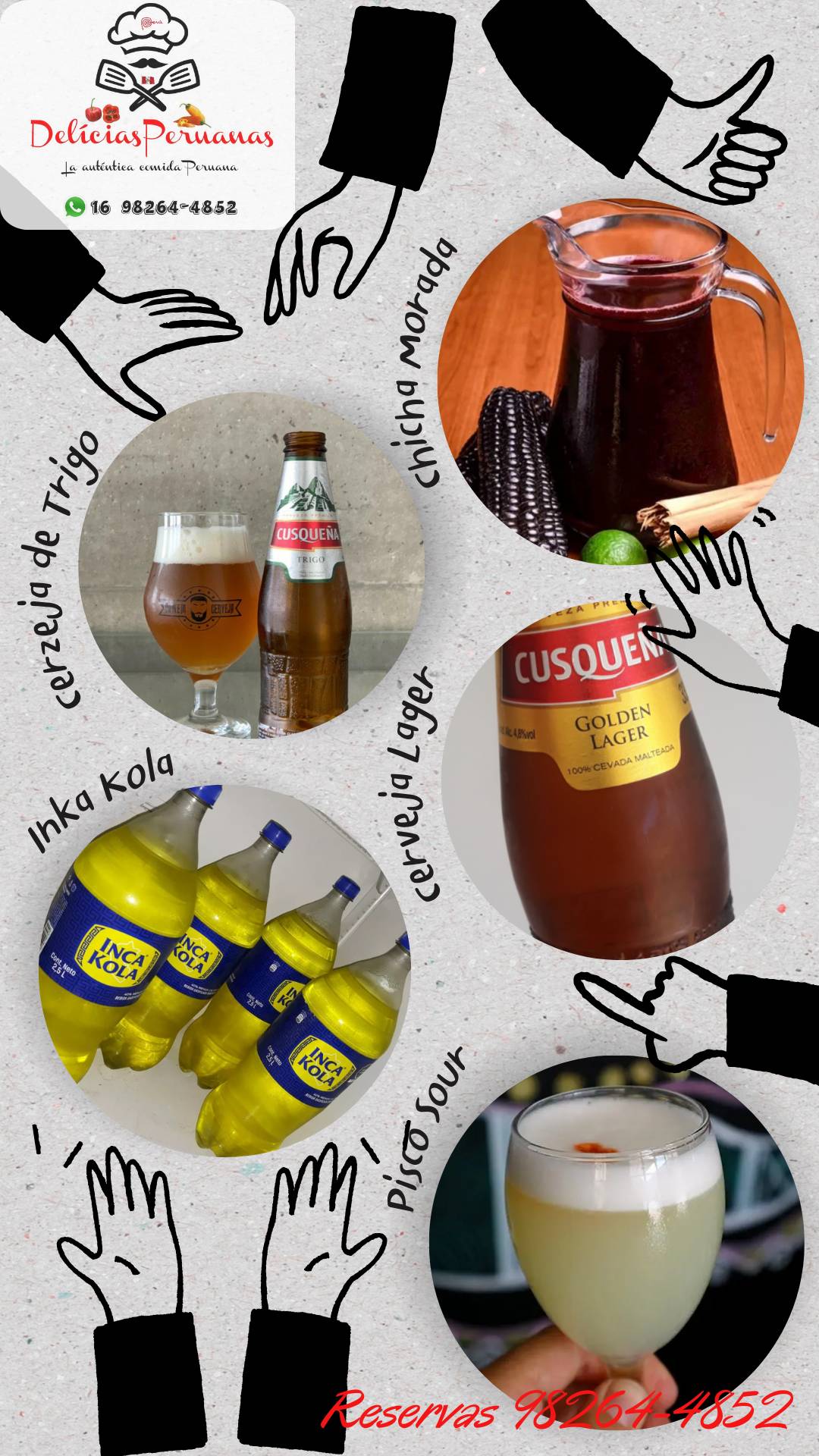 Delicias Peruanas cardápio