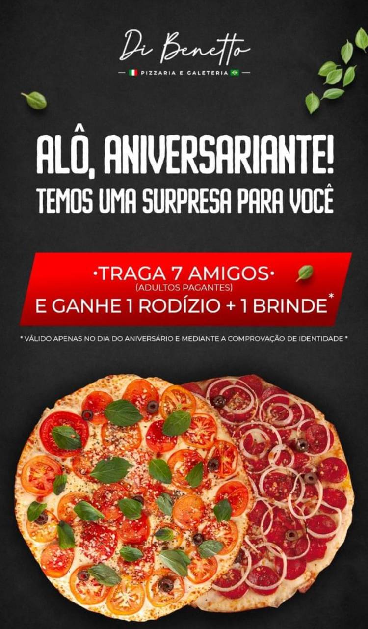 Di Benetto cardápio