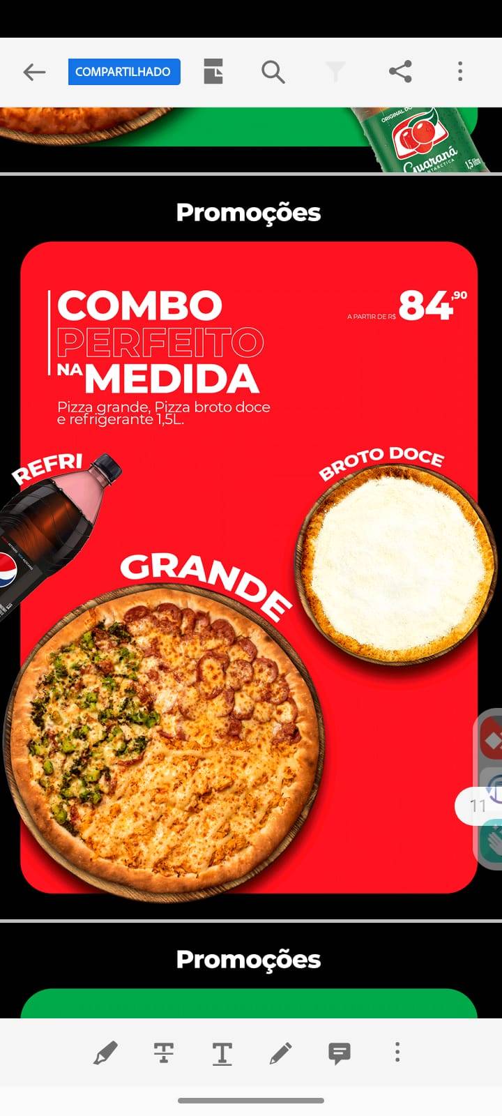 Di Roma Pizza cardápio