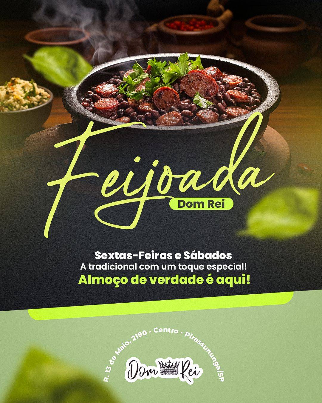 Restaurante e Pizzaria Dom Rei cardápio