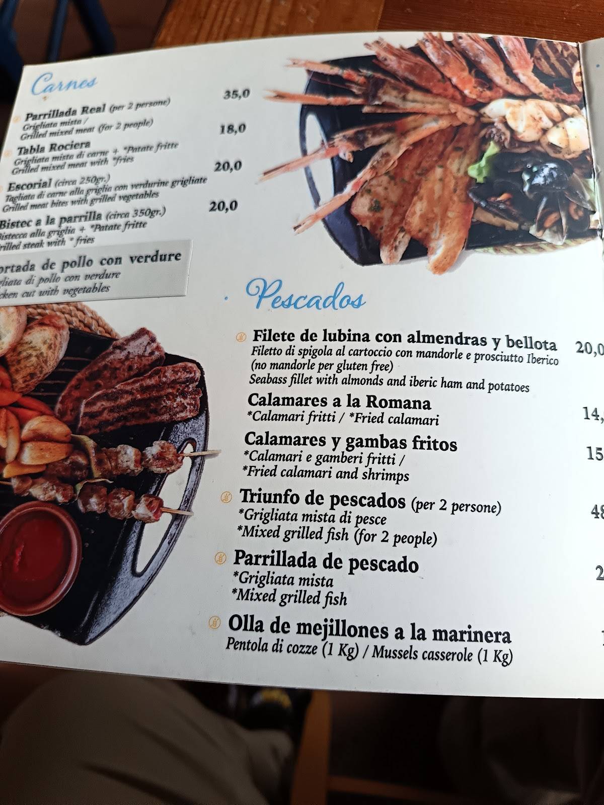Menu di Don Pepe 