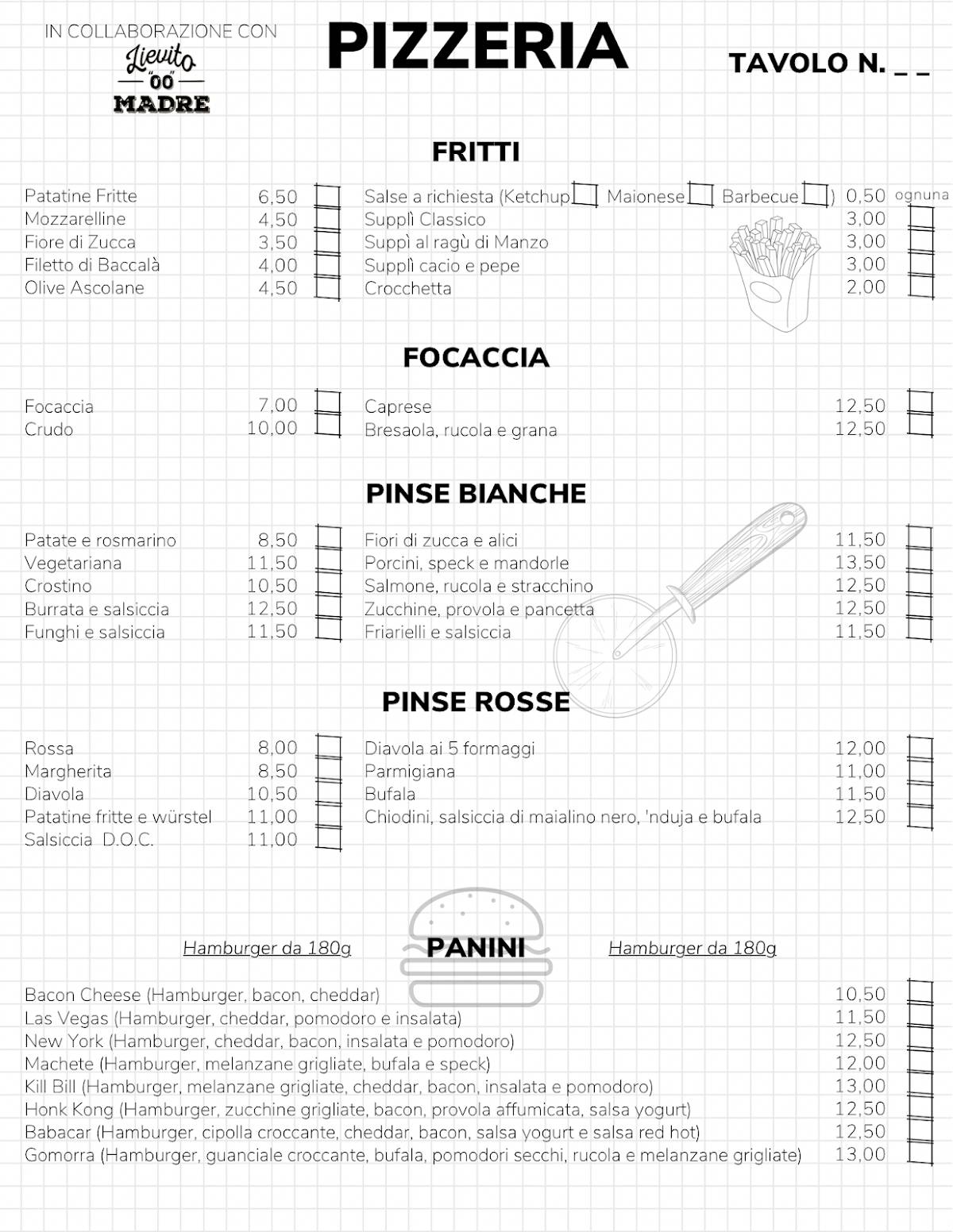 Menu di Draft Tap Bar 