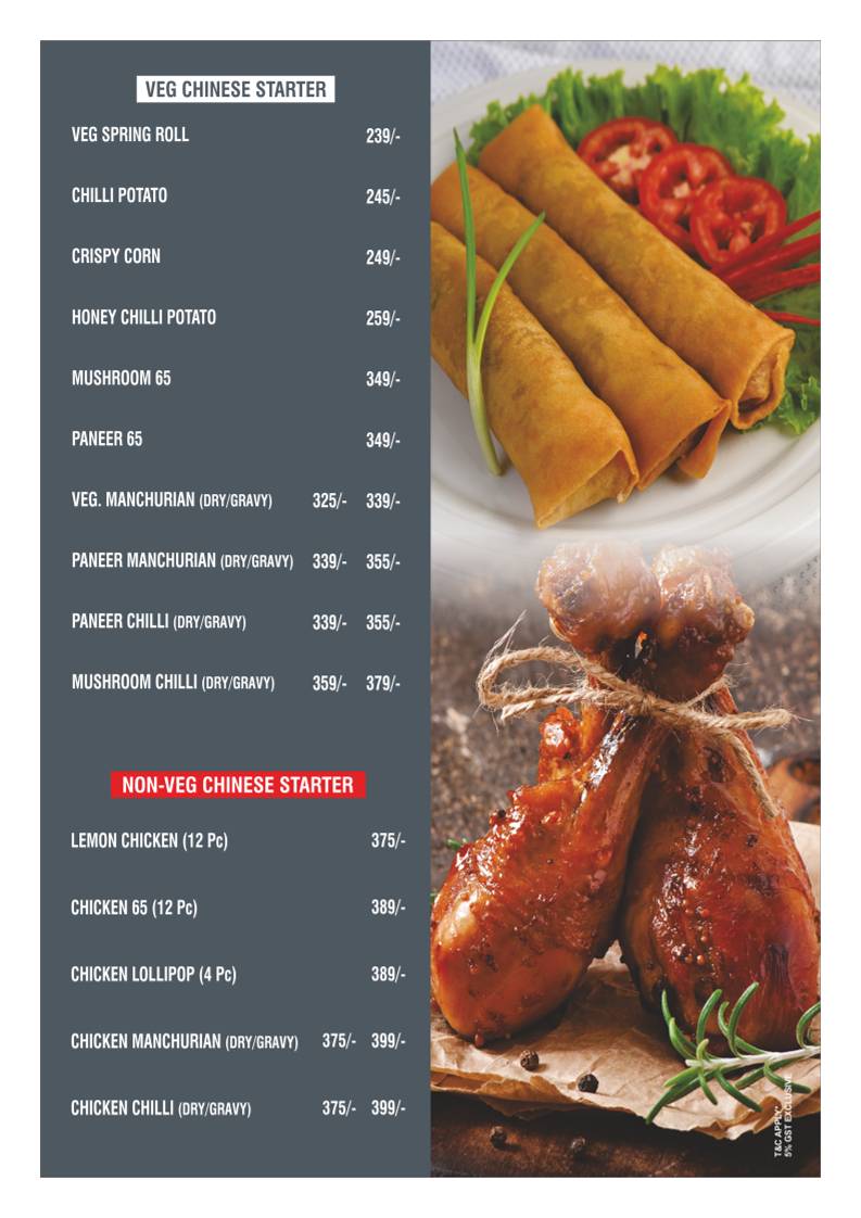 Dream Art Cafe Banquet & Restaurant - Jankipuram menu