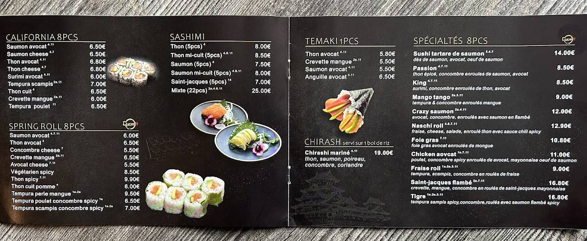 Menu de Duomi