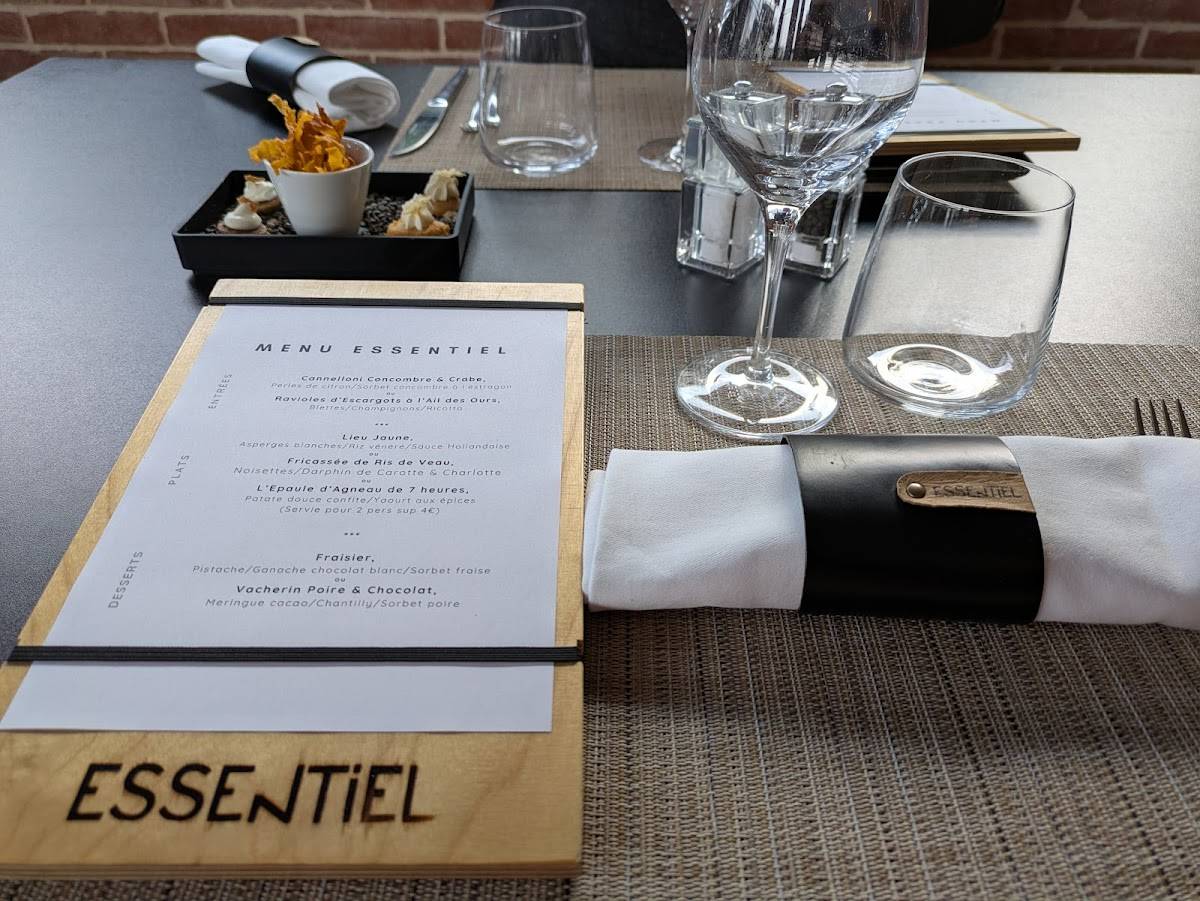 Menu de ESSENTIEL