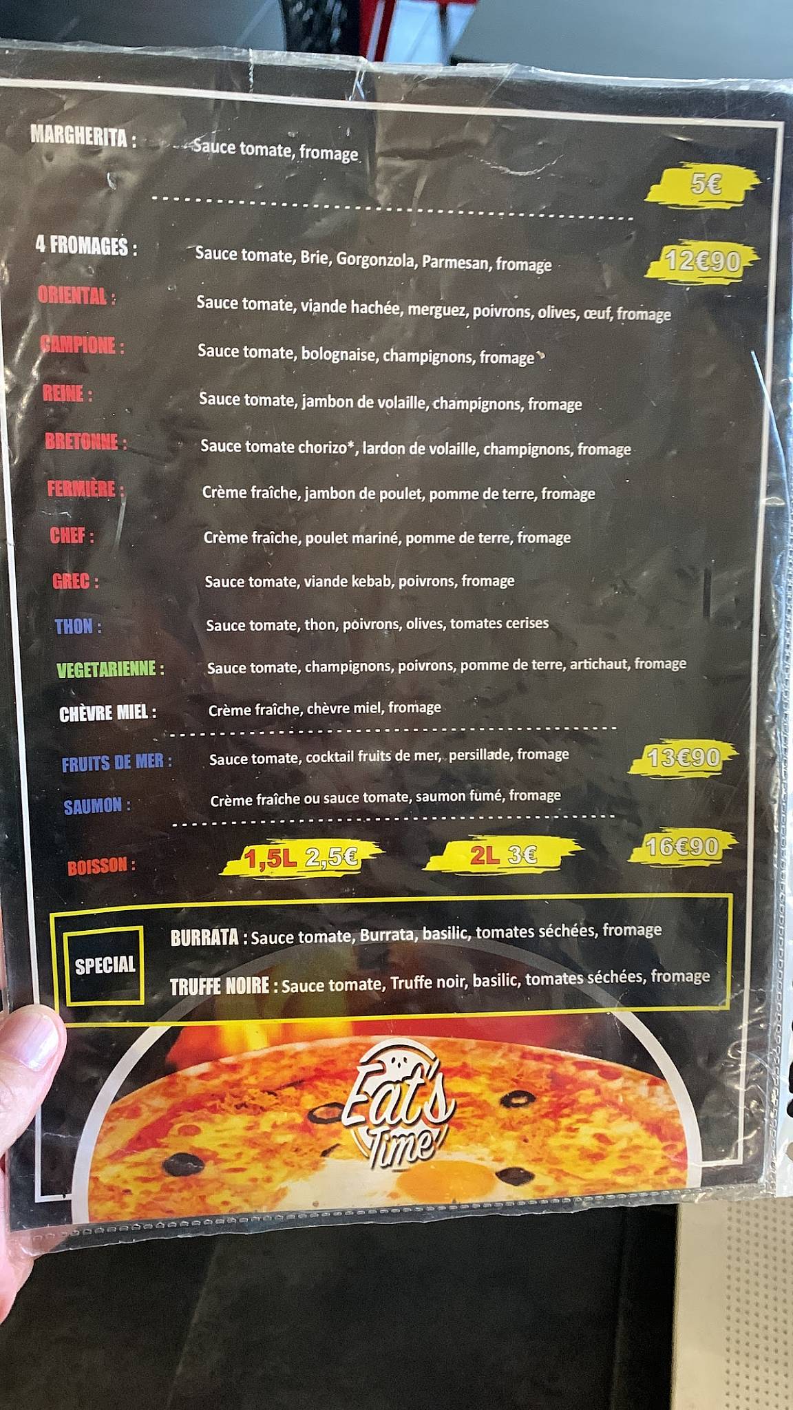 Menu de Eat's Time