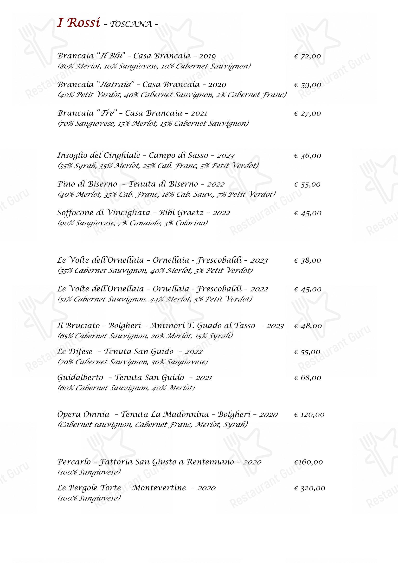 Edelweiss Stube in Sappada - Menu bar