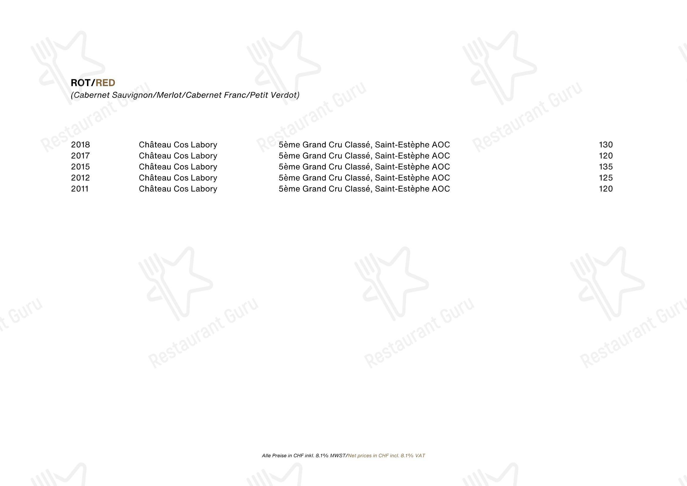 Lunch Menu per Eden Kitchen & Bar ristorante