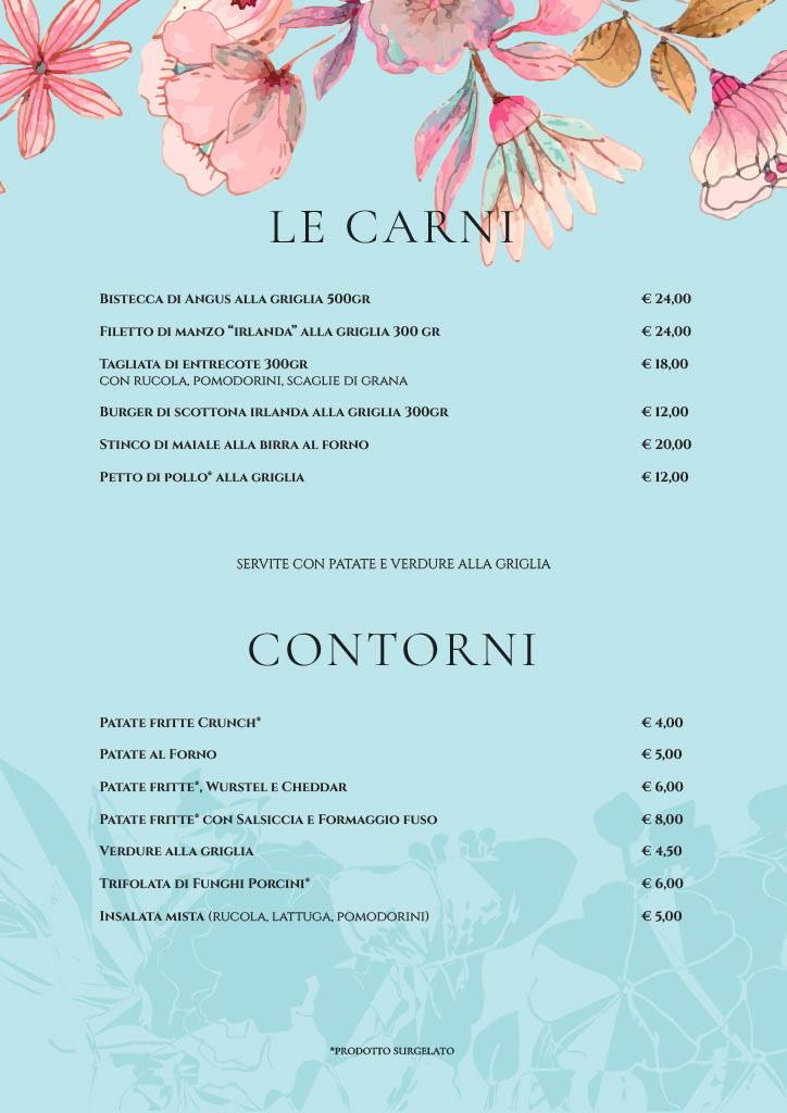 Menu di Enjoy Vomero 