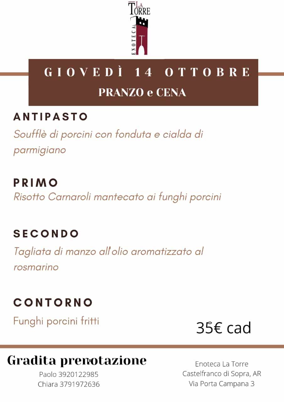 Menu di Enoteca La Torre 