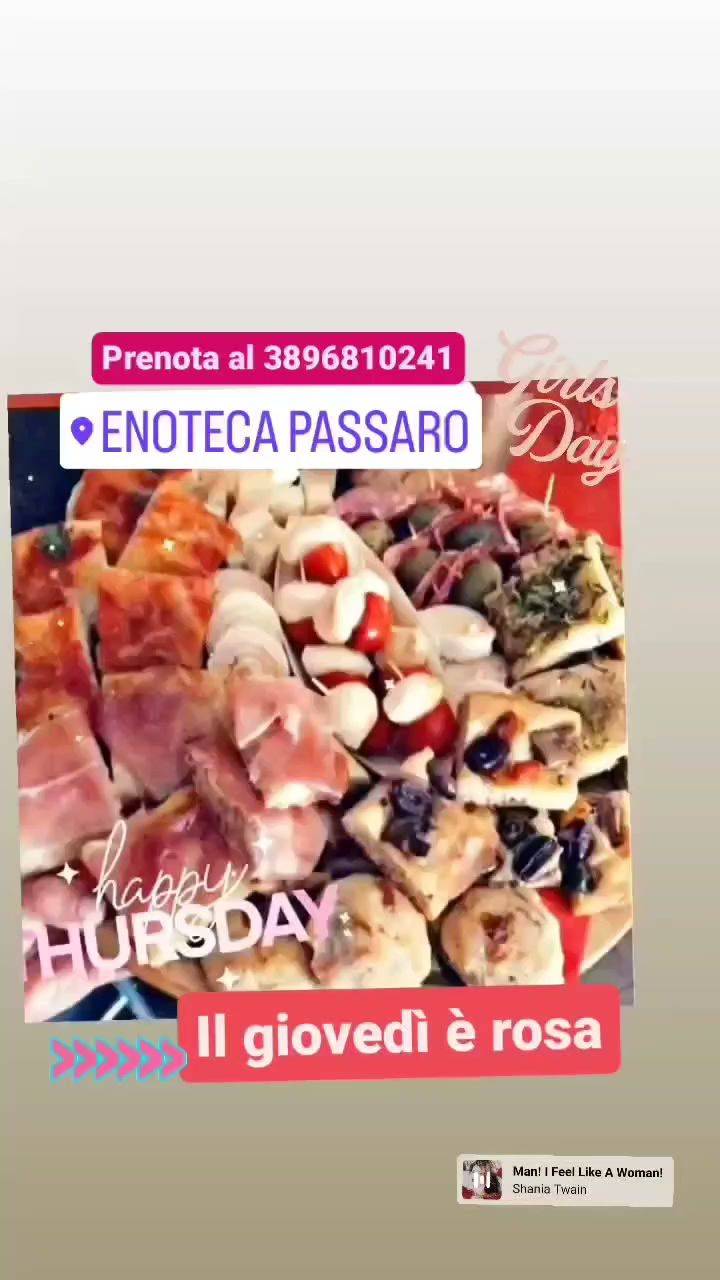 Menu di Enoteca Passaro 