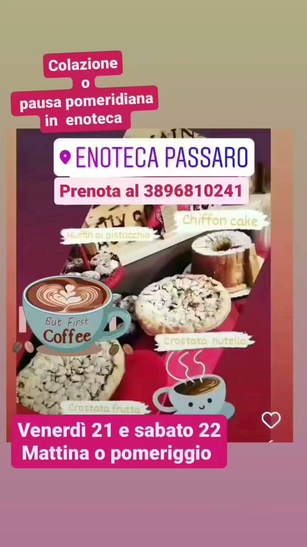 Menu di Enoteca Passaro 