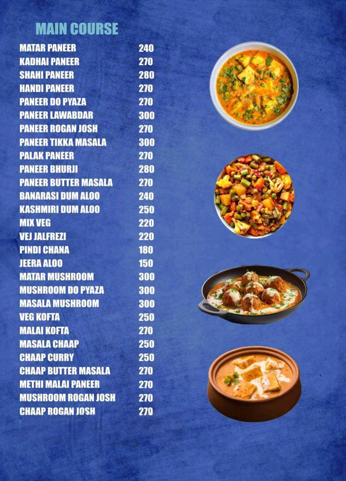 FLAVOURS RESTAURANT { PURE VEG BEST RESTAURANT MATHURA } menu