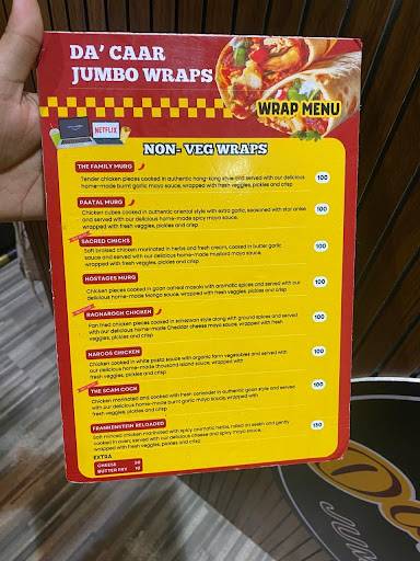 Faasos Virar menu