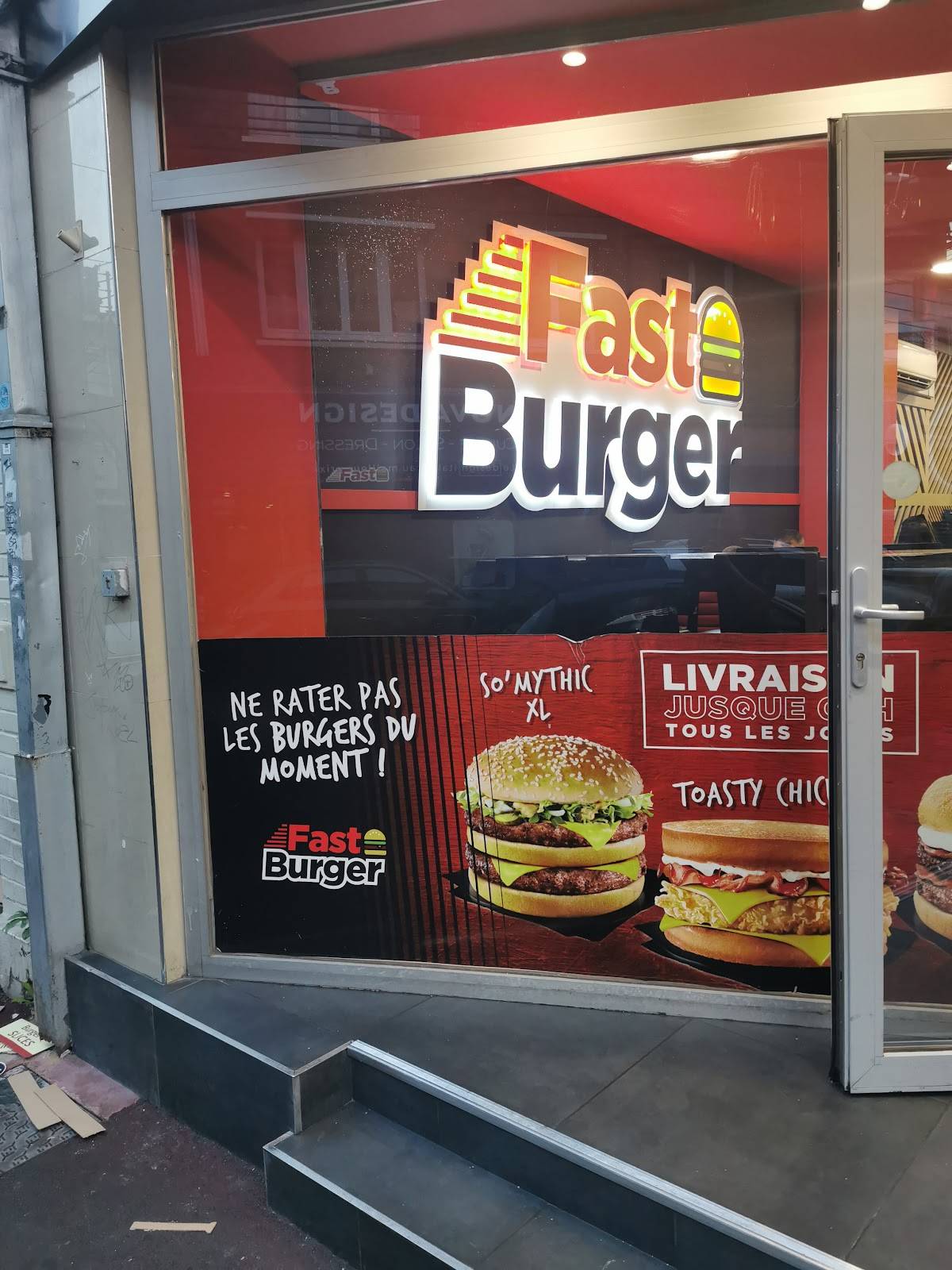Menu de Fast Burger