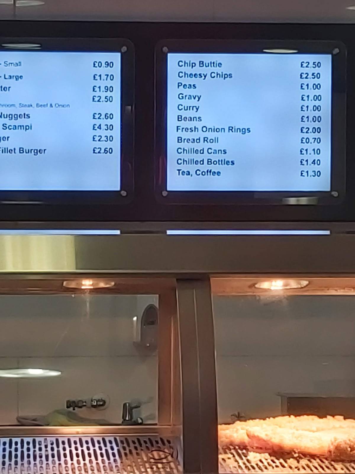 Menu at Fish & Chips At Beeford fast food, Beeford