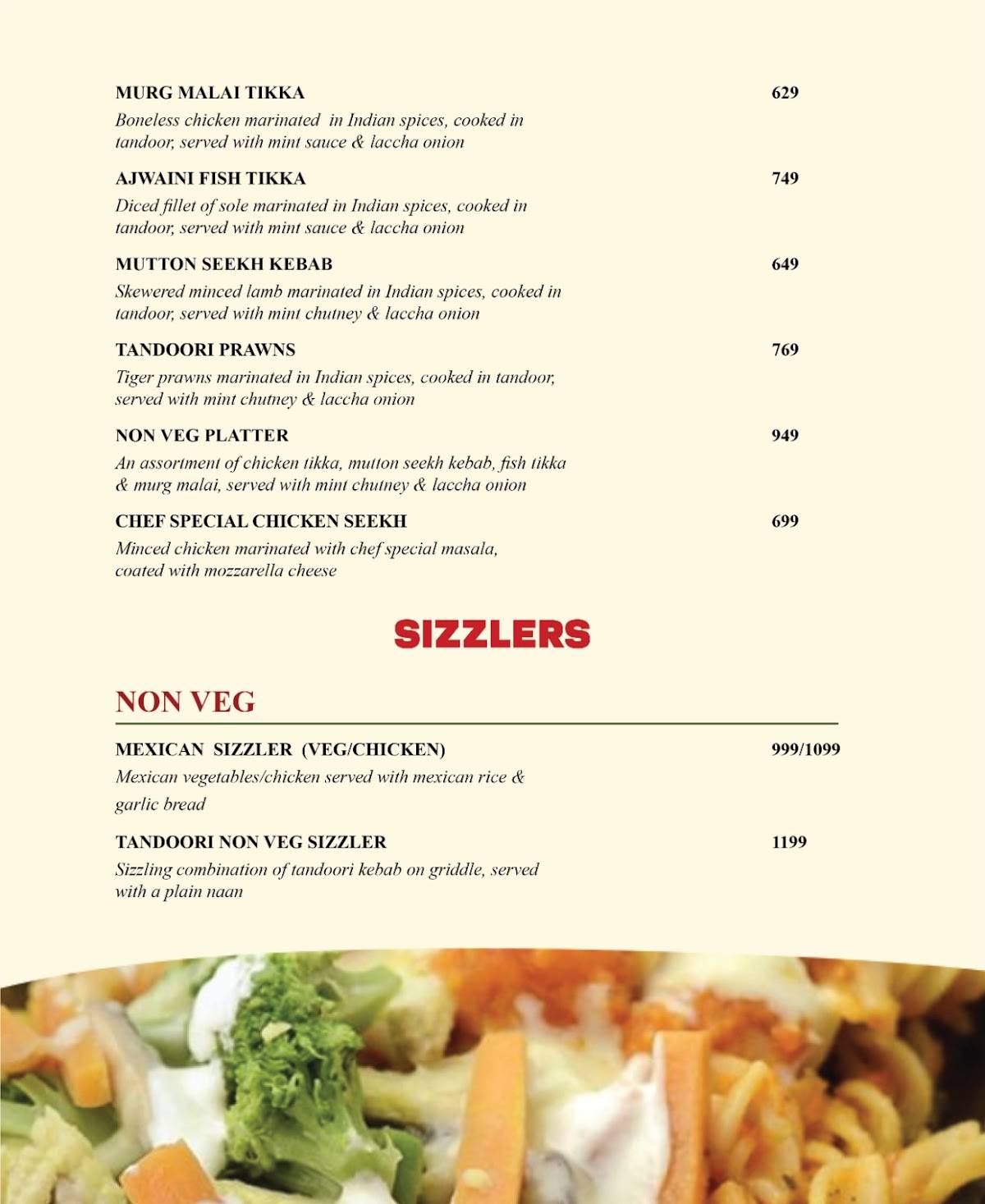 Food Frolic - Microbrewery & Bar menu