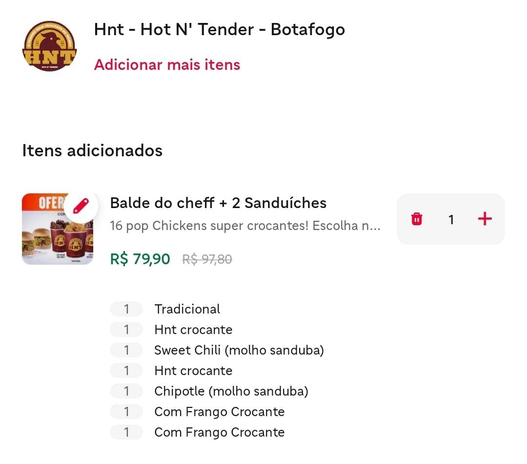 Foods Brands Botafogo cardápio