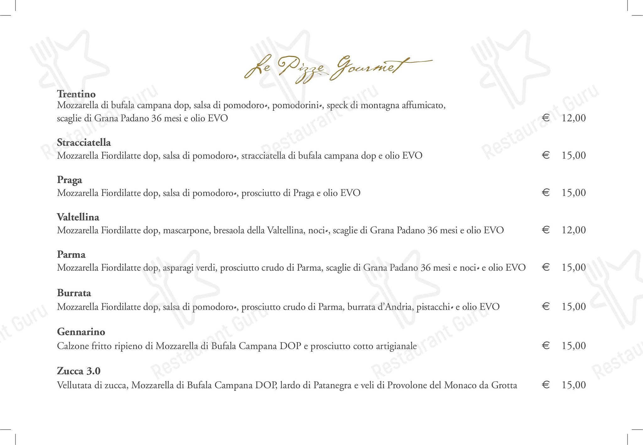 菜单 per Foscolo Tre in Palermo