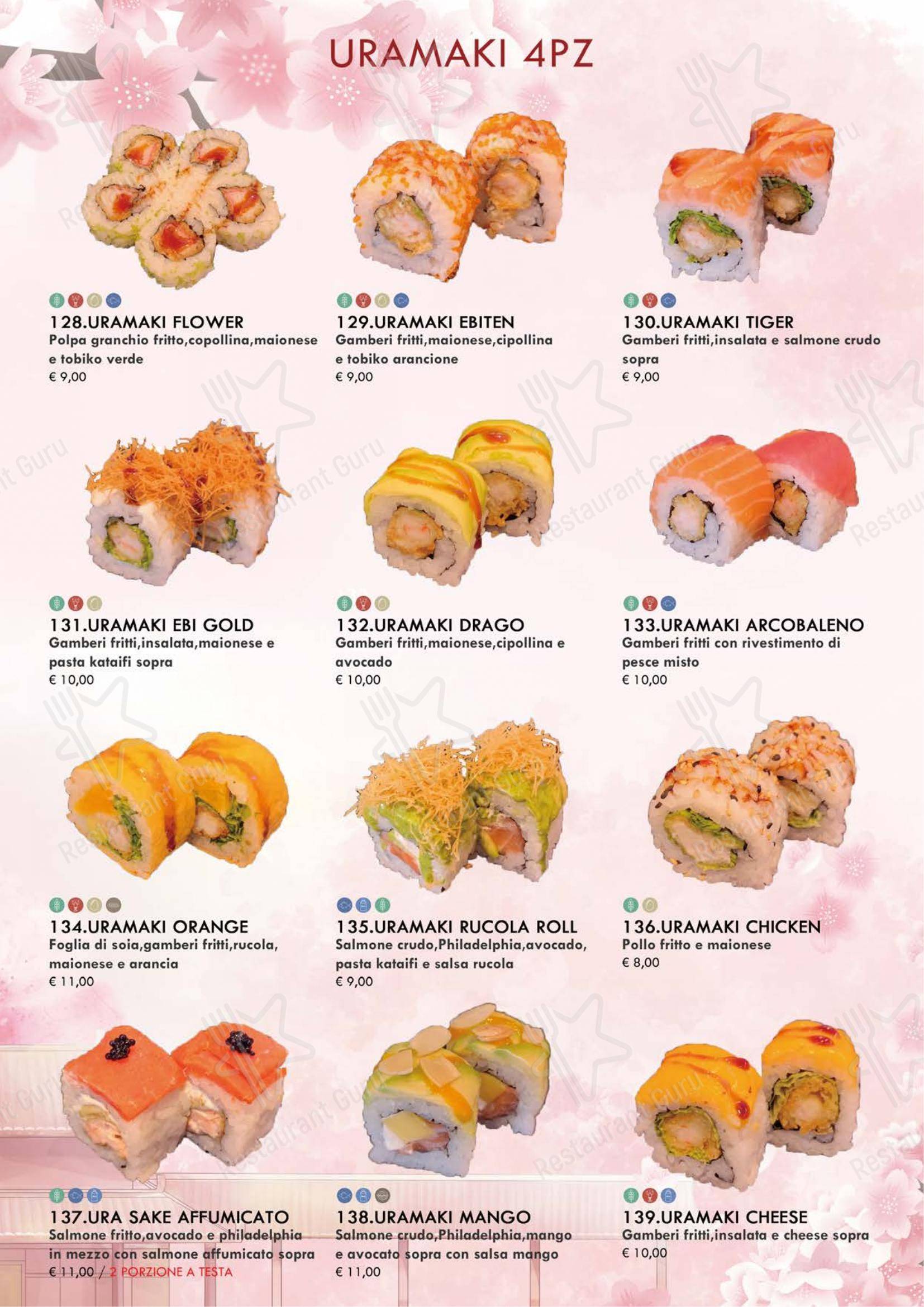 Основное меню per Ristorante Fuji 2 in Ravenna