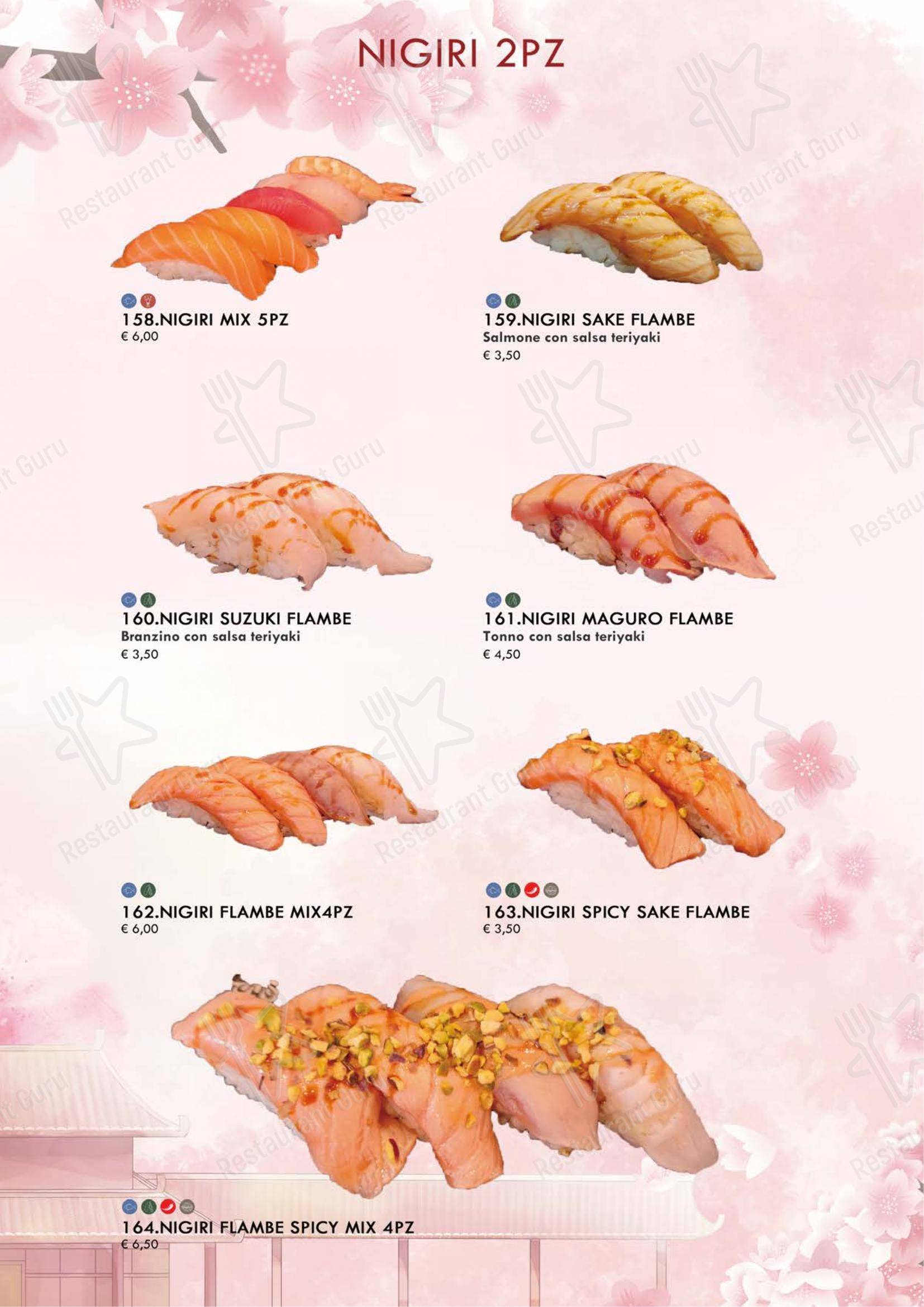 Основное меню per Ristorante Fuji 2 ristorante
