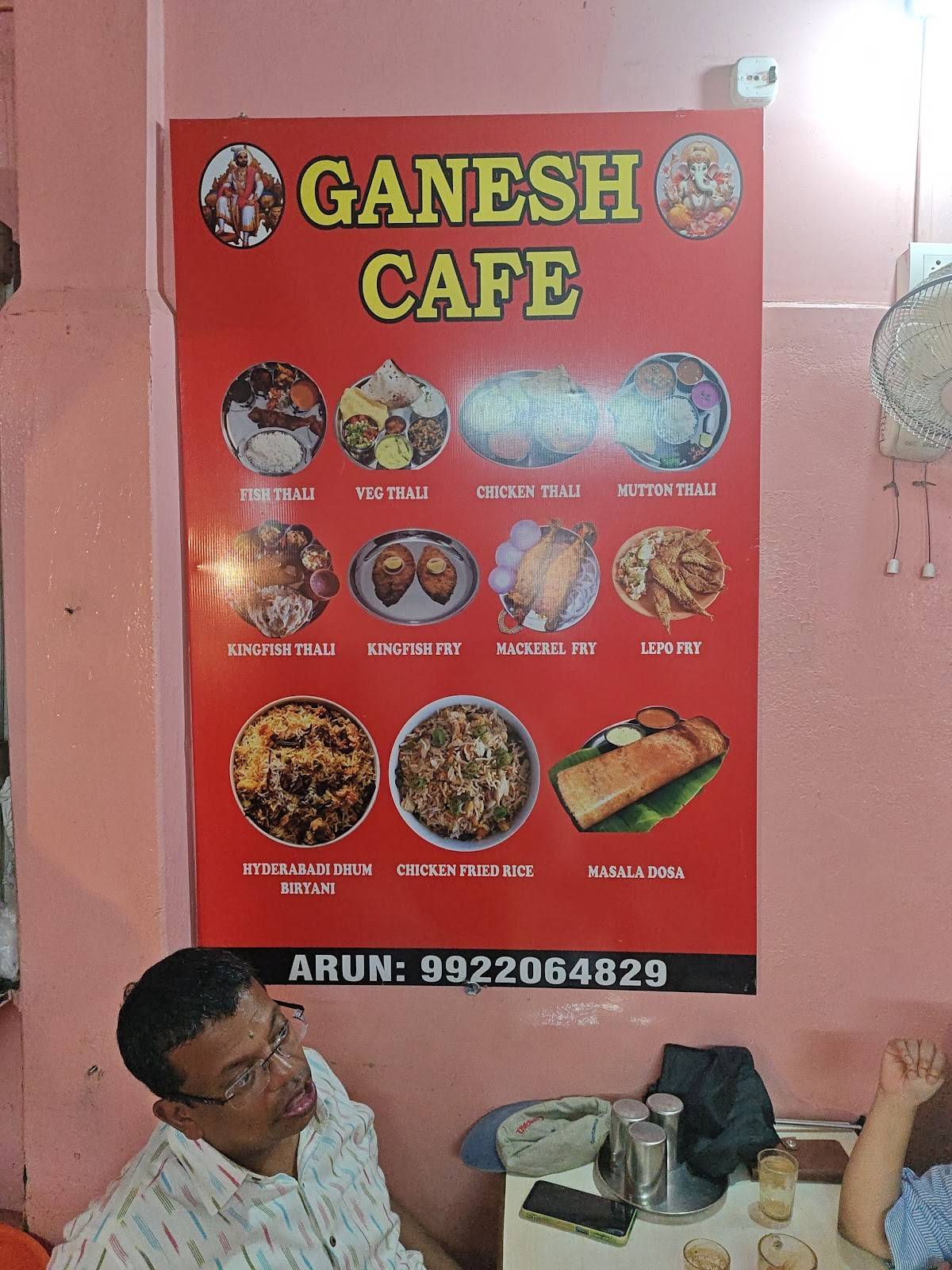 Ganesh Cafe menu