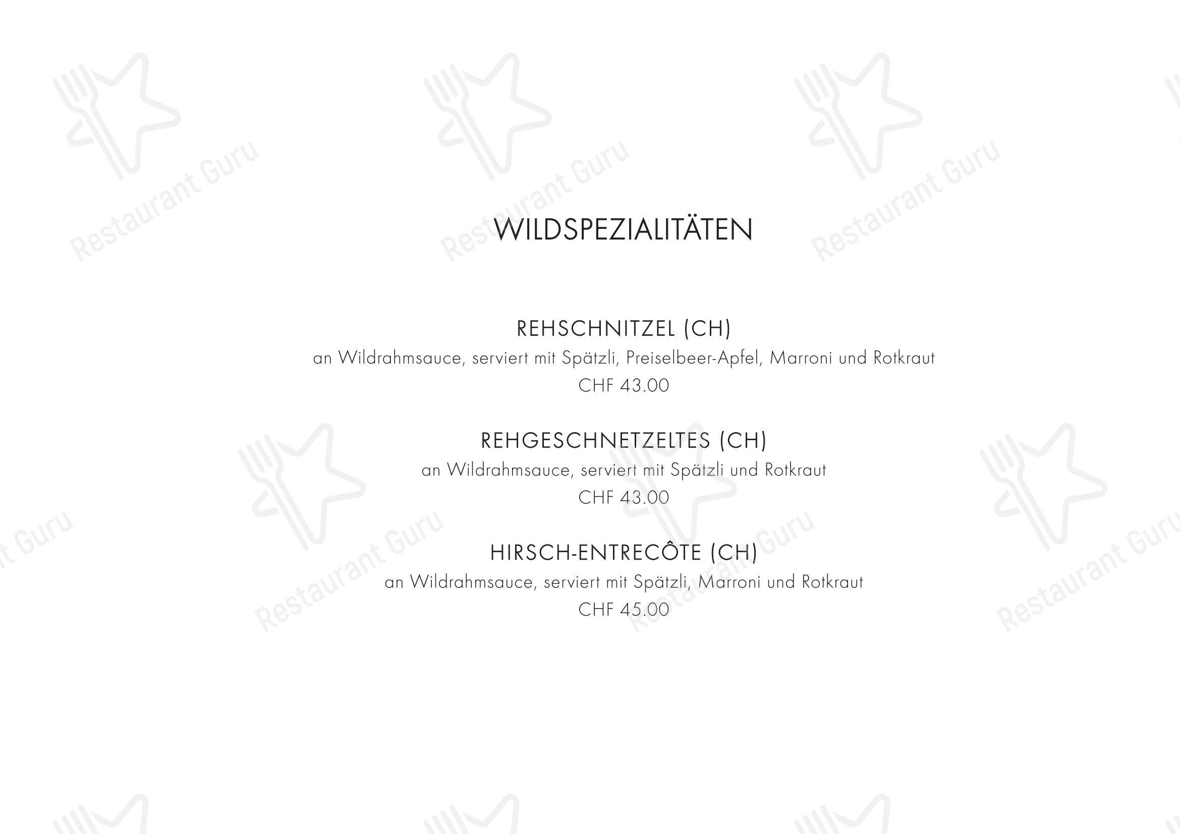 Основное меню per Gasthaus Alp Scheidegg in Wald