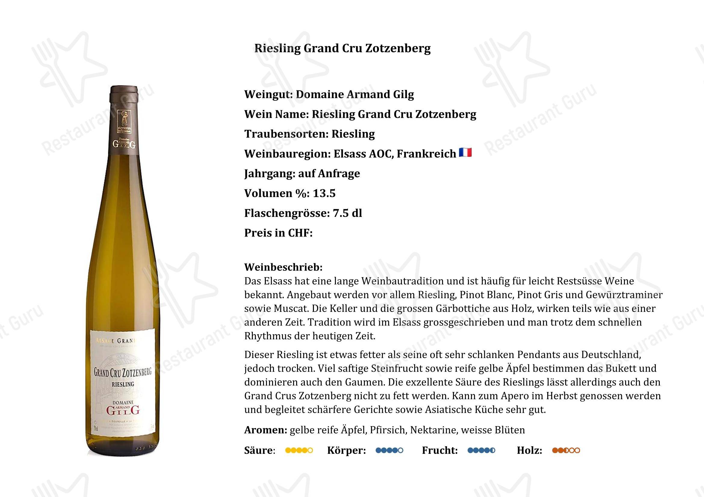 Menu di Gasthaus Alp Scheidegg - Детское