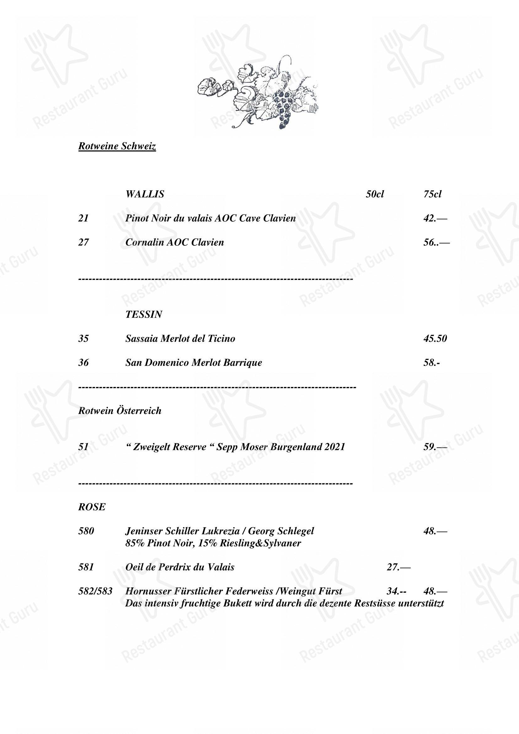 Menu di Gasthaus Post - Детское