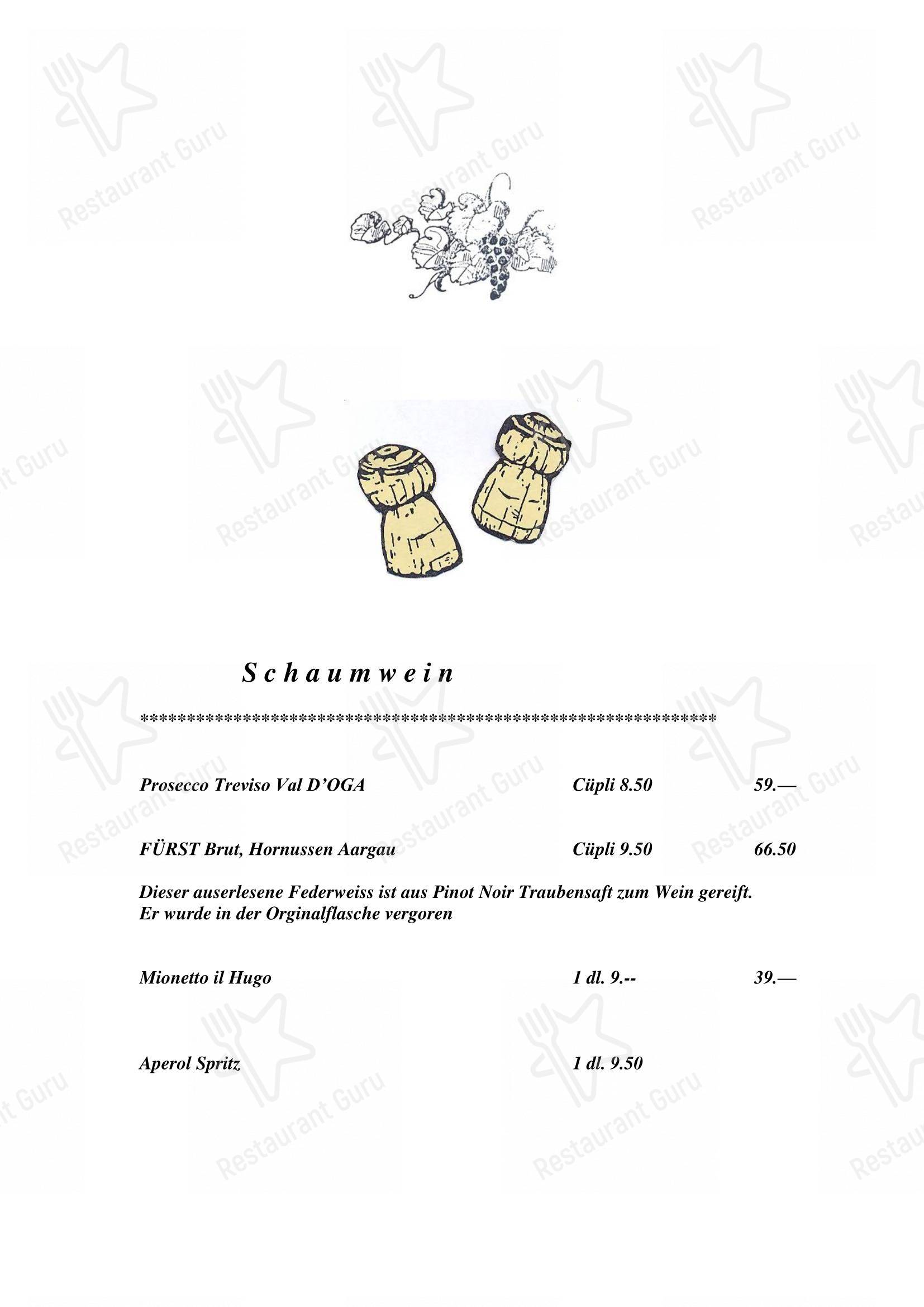 Menu di Gasthaus Post - Детское