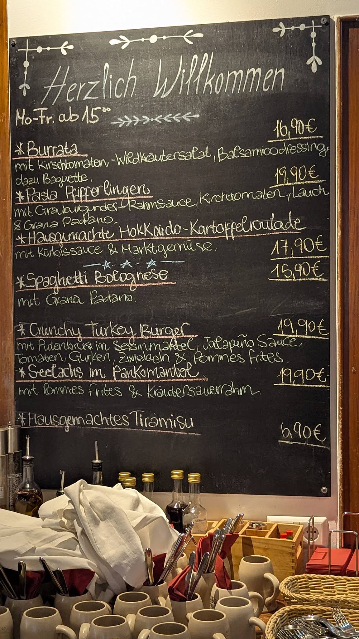 Menu de Gaststätte Paradies