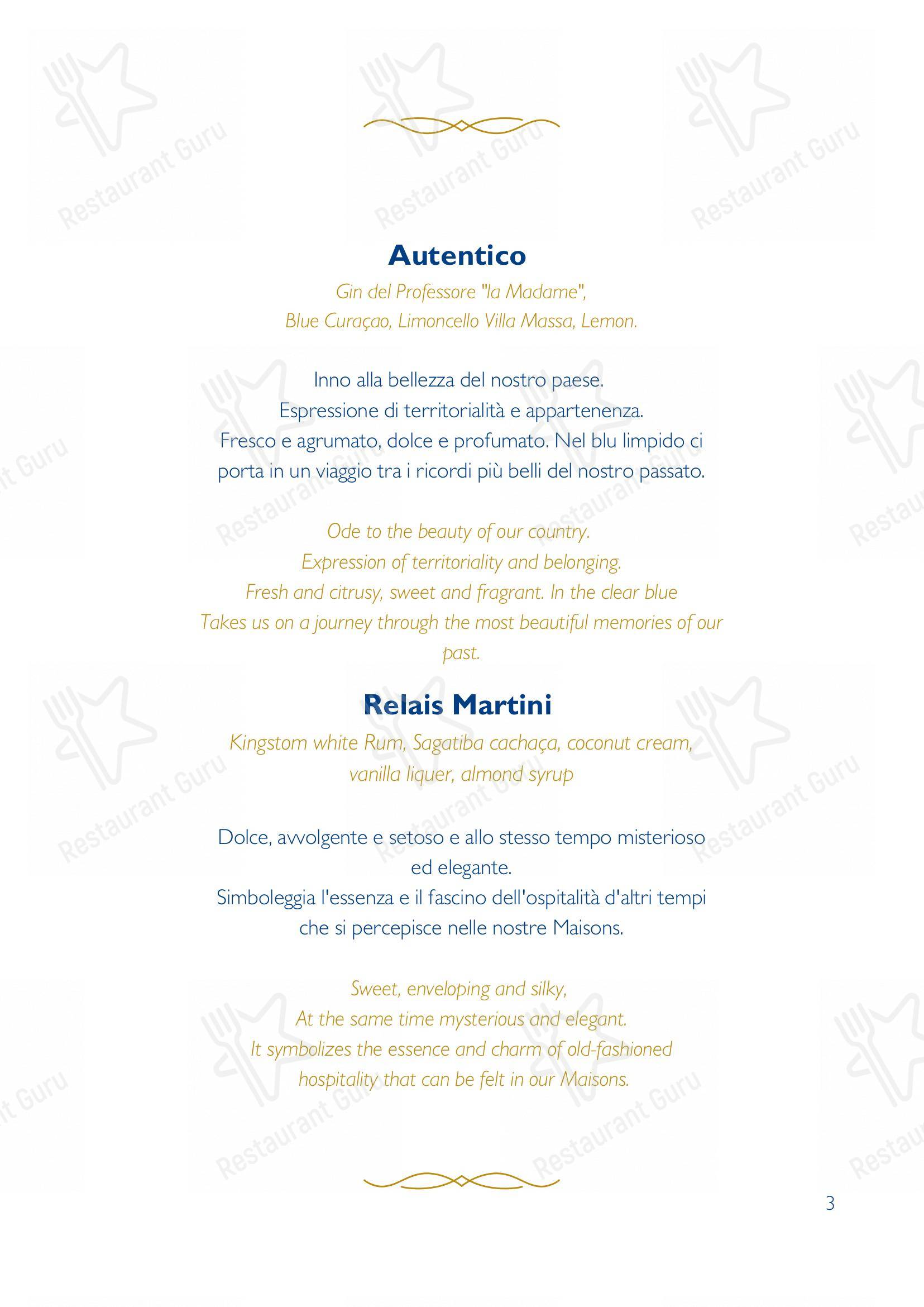 Menu per George pub & bar