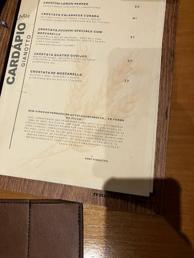 Gianotto Restaurante e Pizzaria cardápio