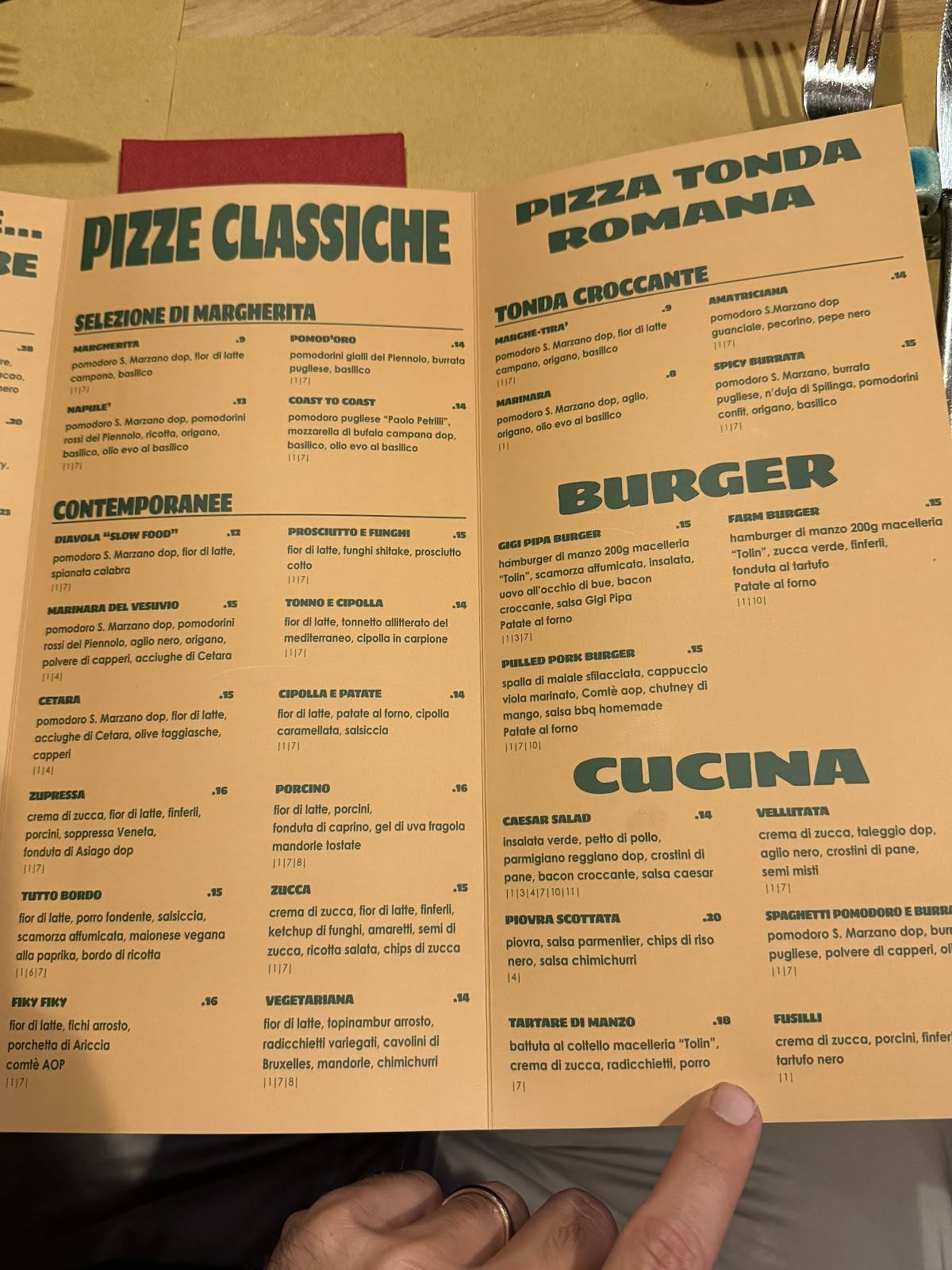 Menu di Gigi Pipa 