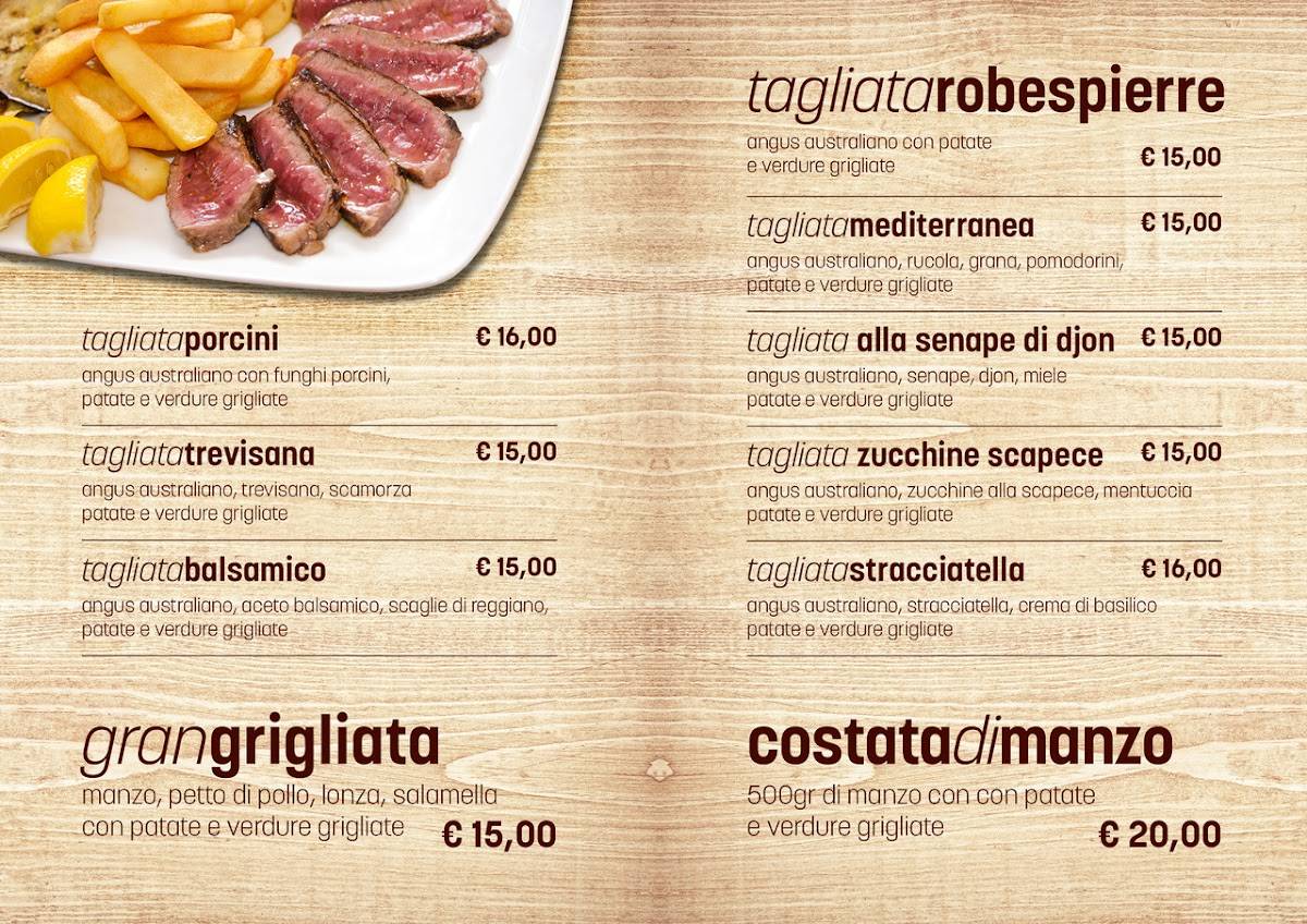 Menu di Glass Music Restaurant 