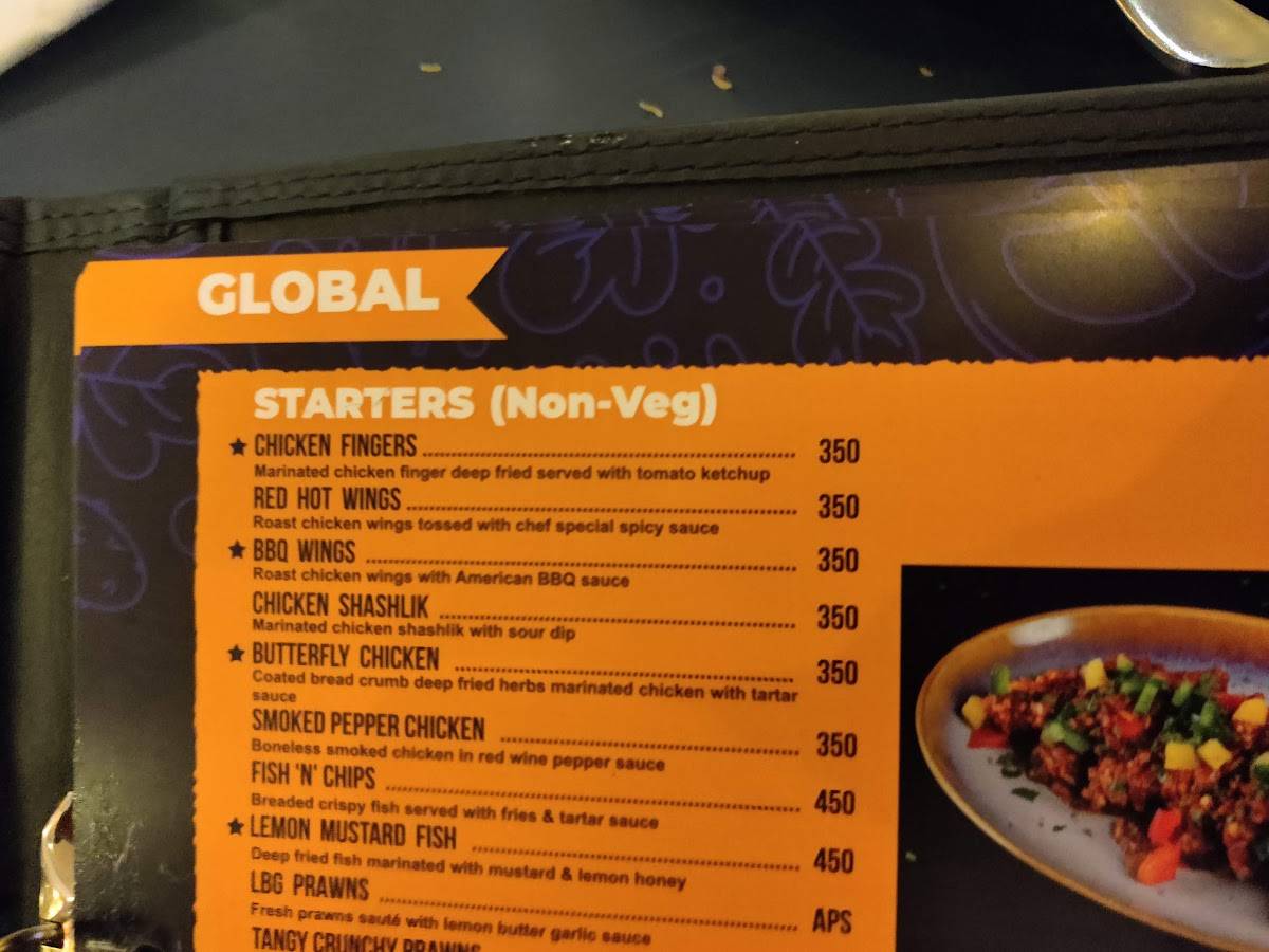 Global Binge by ashraya menu
