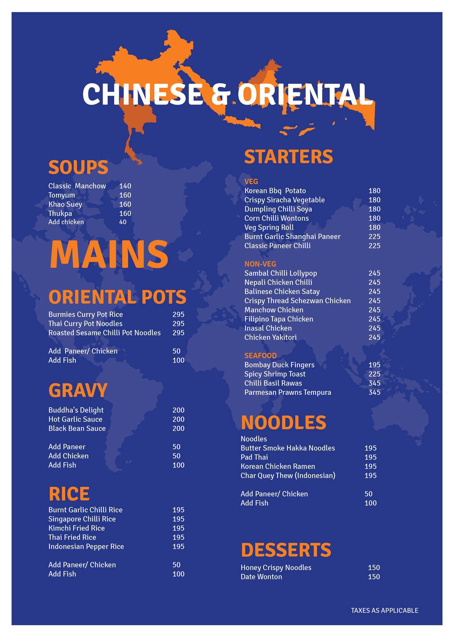 Global Binge by ashraya menu
