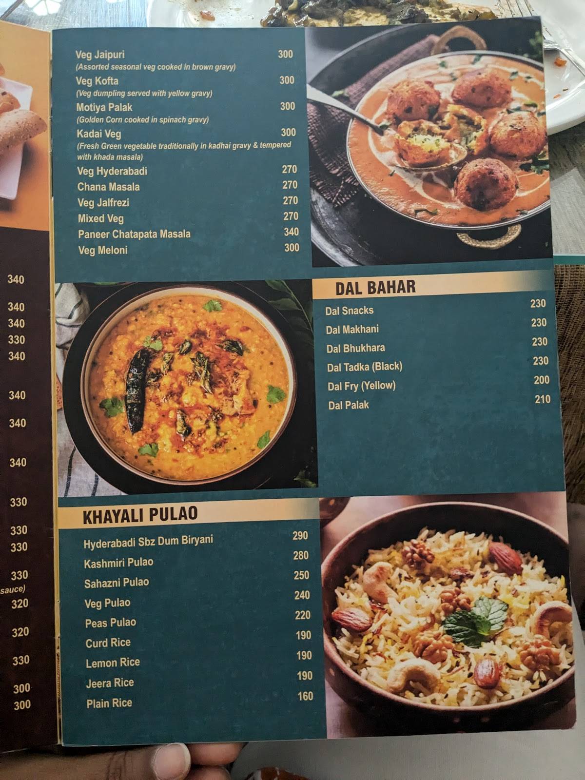 Gokul Restaurant menu