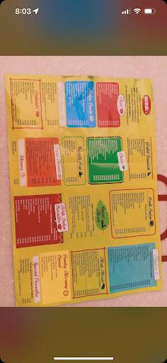 Gopal's Sweets menu
