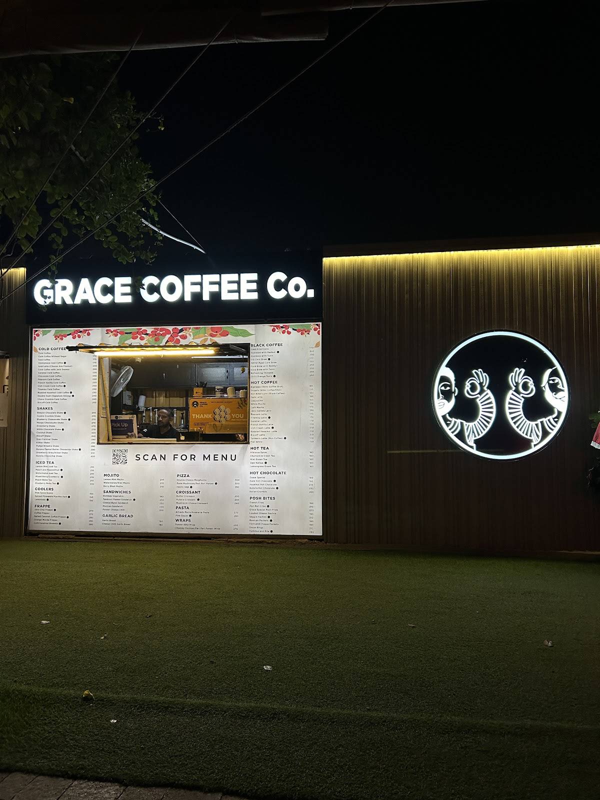 Grace Coffee Co. SBR Outlet menu